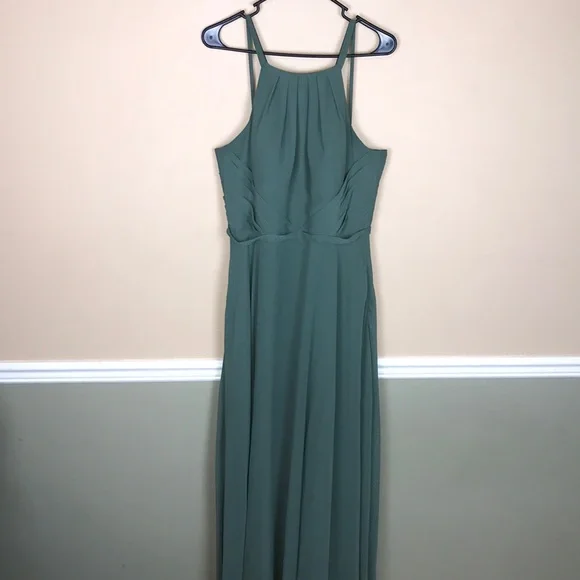 bridesmaid dresses eucalyptus green Eva Size XL 3413 Eucalyptus Bridesmaid Dress main image 1